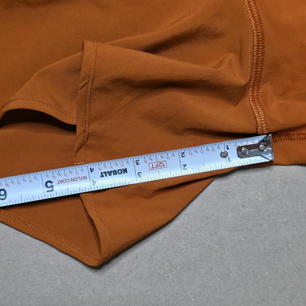Lululemon Texas Longhorns Hotty Hot High Rise Shorts Burnt Orange Lined Size 4 - Picture 6 of 11